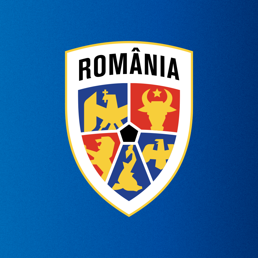 National Football Team brand identity crest — rebranding for Romanian Football Federation by Brandient